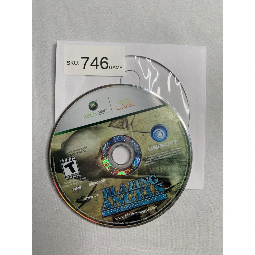 Blazing Angels Squadrons of WWII Microsoft Xbox 360